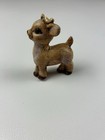 Vintage 1950s Christmas Decor Ceramic Reindeer Small Figurine 3    Mid Century
