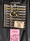 Gk Elite Boys Small Competition Shorts Black N s Gymnastic Running Gym Sz Cs Nwt
