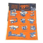 Vintage 1943 Sears Roebuck Craftsman Power Tools Catalog  world War Ii Era 
