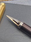 Vintage Parker 180 Fountain Pen Barleycorn  14k F Nib With Converter Bp078