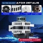 New Alternator 11573n For Honda Pilot 2012-2015 3 5l V6 130 Amp 104210-1240