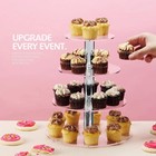 4 Tier Acrylic Cupcake Stands For Dessert Table Tower For Wedding Birthday