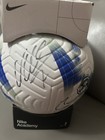 David Villa Signed Champions League Soccer Ball Official