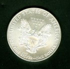 2009  1 U s  Pure Silver American Eagle Coin One Dollar 1 Troy Oz  999 Fine Bu