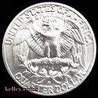 1955-d 25c Washington Silver Quarter Gem Bu
