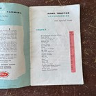 1958 Ford Tractor Accessories And Special Items Booklet 