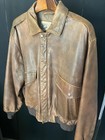 Flight Jacket Vintage 80 s Cooper A-2 Brown  Size 44  Excellent Condition 