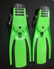 Mares Plana Avanti  Scuba Diving Fins Green Sz Regular W scubapro Dive Goggles  