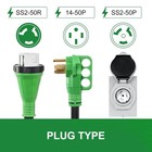 50 Amp Generator Transfer Switch Kit   pre-drilled twist Lock Connector include 