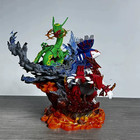 35cm Pok  mon Groudon Kyogre Rayquaza Figures Pvc Anime Action Statue Collectible