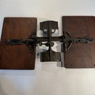 Rare Antique Victorian Lambie Cast Iron Dictionary Music Book Stand Upper Read