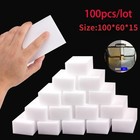 Lot 100pcs Magic Sponge Eraser Melamine Washing Thick Cleaning Foam Home Tool 