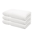 6 Pack Premium Hand Towels Set 16x26 Ring Spun Soft 100  Cotton 600 Gsm White