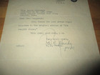 W c  Handy Signed Typed Letter - Historic Blues  Memphis History