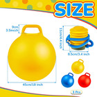 Inflatable Bouncy Hopper Ball Large Round Jumping Toys With Handles For Kids 6