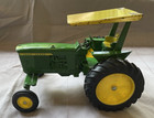 Vintage Ertl John Deere 1 16 3020 Wide Front Tractor With Canopy
