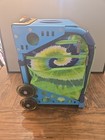 Zuca Tie Dye Blue Green Frame Bag Hockey figure Skate Bag Roller Light Up Wheels