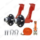 2pack Shipping Container Wheels 6-lug Wheels Kit  Shipping Container Accessories