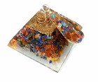 7 Chakra Combo Of Healing Crystal Orgone Pyramid   Orgone Pendant Reiki Chakra