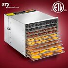 Stx Dehydra 1200w-xls 10 Tray Stainless Steel Food Dehydrator - 165  f Jerky Safe