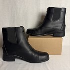 Ariat Scout Zip Paddock Boots Women s Size 4 Black Leather Riding Equestrian