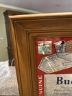 1976 Vintage Budweiser Mirror Beer Sign With Wood Frame 21   x17    Made In Usa Nice