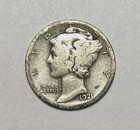 1921-d 10c Mercury Dime 90  Silver
