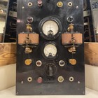 Fire Alarm Telegraph Panel With Milliamperes Gauges Vintage 10    X 24   