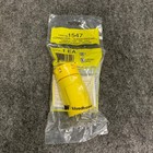 Woodhead 1547 Super Safeway Connector Nema 5-15r 15a 125v  Yellow  10-pack
