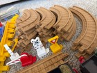 Huge Lot Of Geo Trax  Misc Roads  Buildings  Trains
