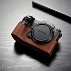 Leather Camera Bag Case Protect Cover For Fuji Gfx50r Gfx50s Gfx50sii Gfx100s