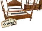 66572   Thomasville Fisher  Park High Chest Dresser W  Mirror Queen  Poster Bed
