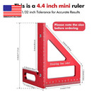 3d Multi-angle Measuring Ruler  Precision Imperial 45 90 Degree Woodworking Squa