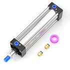 Tailonz Pneumatic Air Cylinder Double Action Sc 63x200 63mm Bore 200mm Stroke