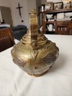 Antique English Or American Beautiful Copper And Brass Mixed Metal Teapot