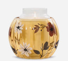 Yankee Candle 5  X 6 5  Flower Pumpkin Jar Glass Candle Holder White Daisy Nib