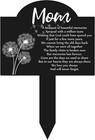 Memorial Stakes Cemetery Grave Decorations Acrylic Grave Plaque Stake Markers   