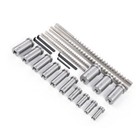 22 Pcs Hss Metric Keyway Broach Set Metric Size Metalworking Tool 4 5 6 8mm New