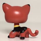 Littlest Pet Shop   Lps Repaint No   Deadpool Custom On Shorthair Cat Mold