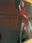 Amy Adams Autographed 11x14 Photo Psa Coa - Red Dress Gq Photoshoot