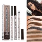 Waterproof Natural Eyebrow Pen Four-claw Eye Brow Tint Fork Tip Eyebrow Tattoo P