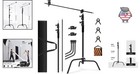 Portable 10 8ft C Stand With Boom Arm - Ideal For Studio   Outdoor Shooting