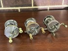 Fishing Reel 3 Vintage Shakespeare Bait Casting 1950s Bakelite Handles Usa Water