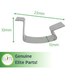 50 Stainless Steel Spring  g  Greenhouse Glazing Clips Elite Greenhouses Parts