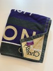 Wimbledon 2019 Christy Men   s Championships Tennis Towel Purple Green 27x52