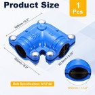 Pipe Repair Clamp For 90 Degree Elbow Cast Iron Leak Sealer Clamp 3 2 od 2  Id
