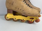 Golden Horse Inline Skates With Golden Skate Leather Boots Size 9