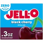 Jello Sugar Free Black Cherry Gelatin 0 3oz Box - Full Case