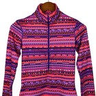 Nike Pro Hyperwarm 1 2 Zip Pullover Colorful Long Sleeve Shirt Dri-fit Womens Xs