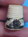Vintage Original Collection Of Sewing Thimbles Five Total For One Price